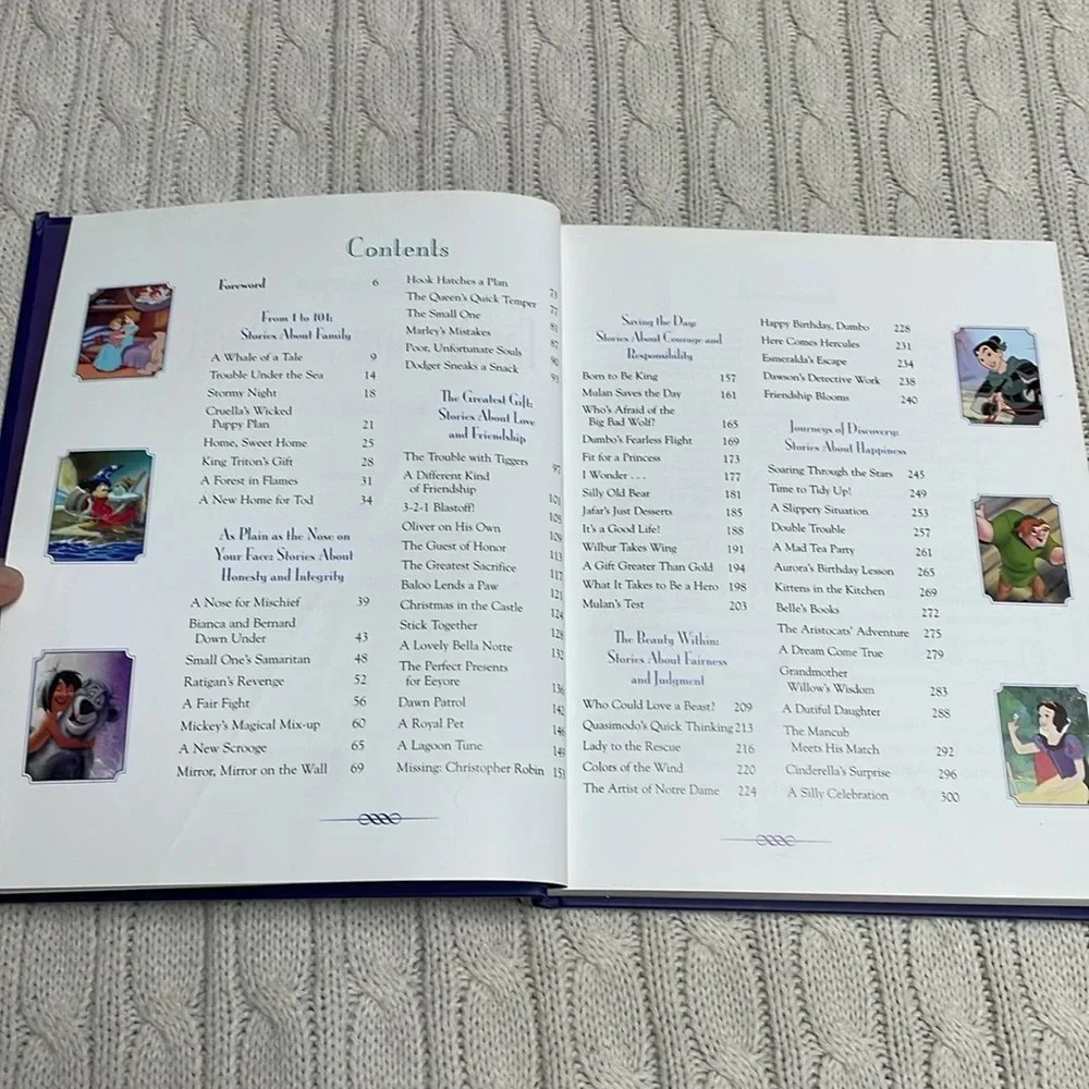 Disney’s Family Story Collection 75 Fables for Living loving & Learning